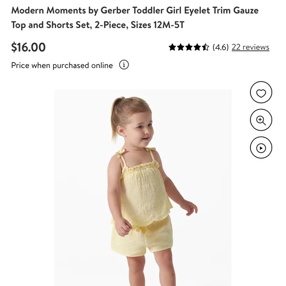 Modern Moments by Gerber Baby Girls Eyelet & Gauze set - Picture 5 of 5